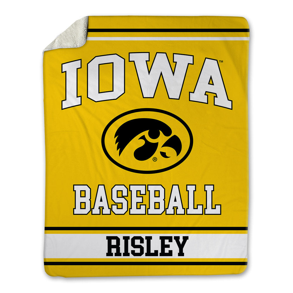 Iowa - NCAA Baseball : Miles Risley - Blanket-0