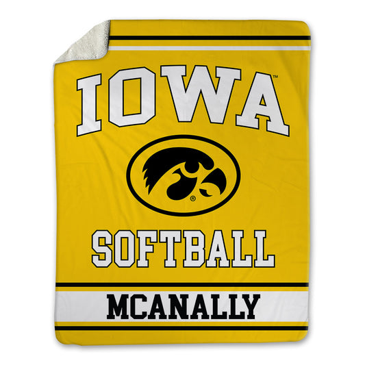 Iowa - NCAA Softball : Leah McAnally - Blanket-0