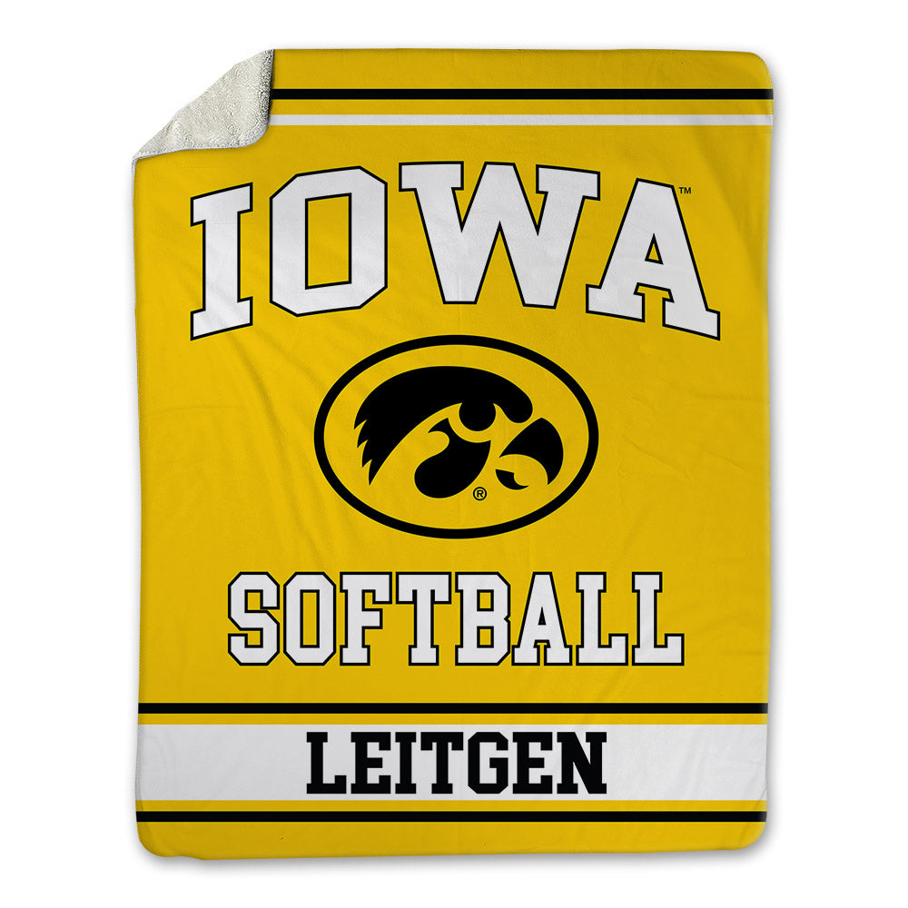 Iowa - NCAA Softball : McKenzie Leitgen - Blanket-0