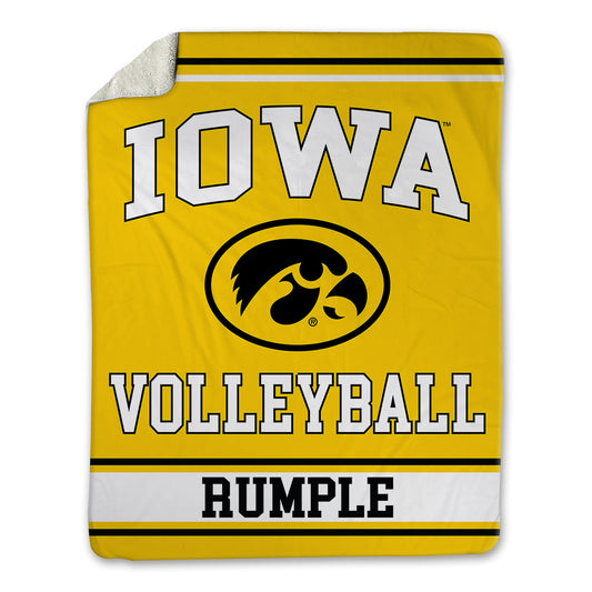 Iowa - NCAA Women's Volleyball : Makena Rumple - Blanket-0