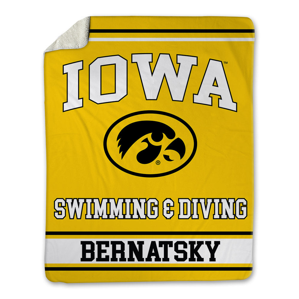 Iowa - NCAA Women's Swimming & Diving : Zita Bernatsky - Blanket-0