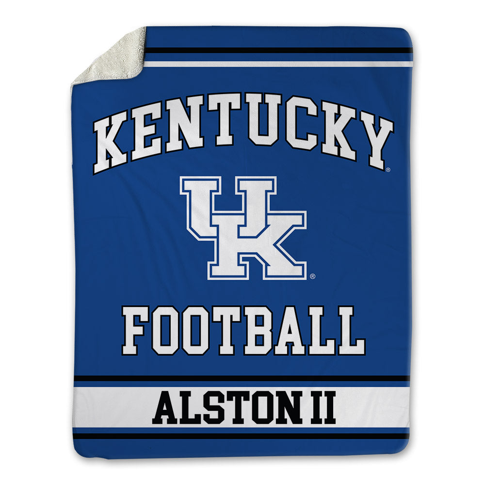Kentucky - NCAA Football : Delvecchio Alston II - Blanket-0