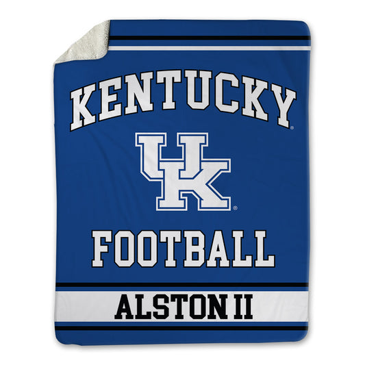 Kentucky - NCAA Football : Delvecchio Alston II - Blanket-0