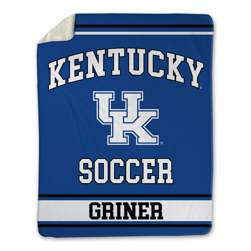 Kentucky - NCAA Men's Soccer : Dillon Griner - Blanket-0