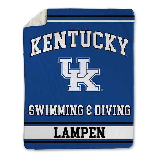 Kentucky - NCAA Men's Swimming & Diving : Alec Lampen - Blanket-0