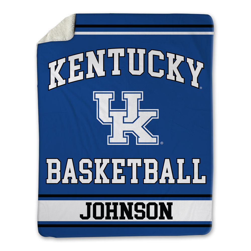 Kentucky - NCAA Men's Basketball : Jasper Johnson - Blanket-0