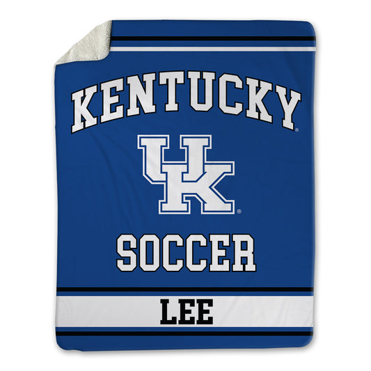 Kentucky - NCAA Men's Soccer : Michael Lee - Blanket-0