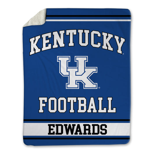 Kentucky - NCAA Football : Kalen Edwards - Blanket-0