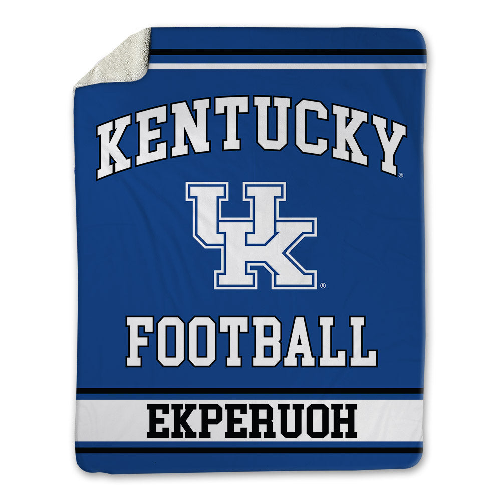 Kentucky - NCAA Football : Jason Ekperuoh - Blanket-0