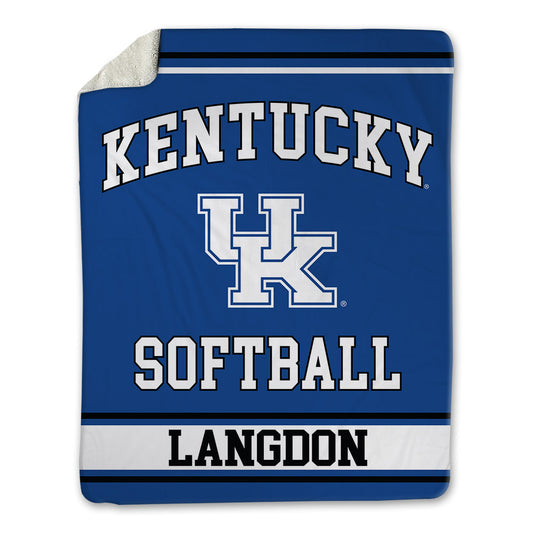 Kentucky - NCAA Softball : Sydney Langdon - Blanket-0