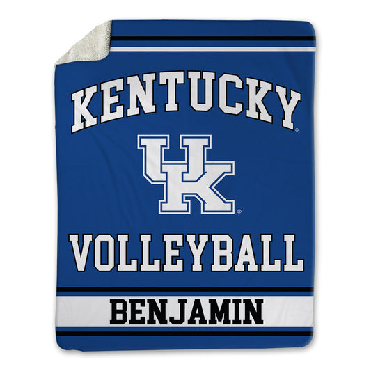 Kentucky - NCAA Women's Volleyball : Hannah Benjamin - Blanket-0
