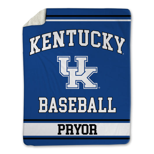 Kentucky - NCAA Baseball : Will Pryor - Blanket-0
