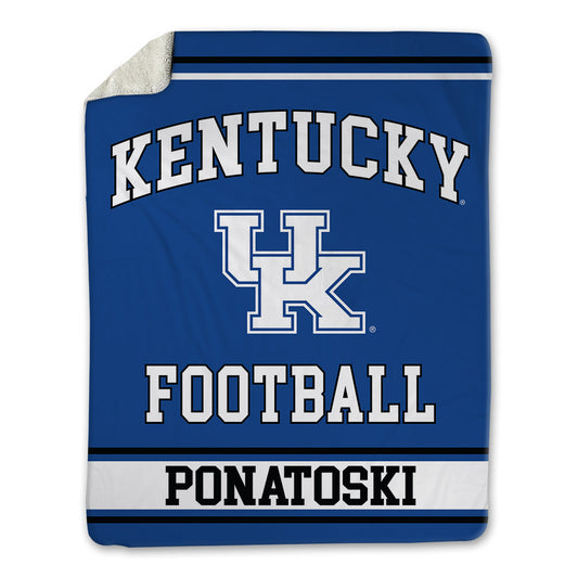 Kentucky - NCAA Football : Matt Ponatoski - Blanket-0