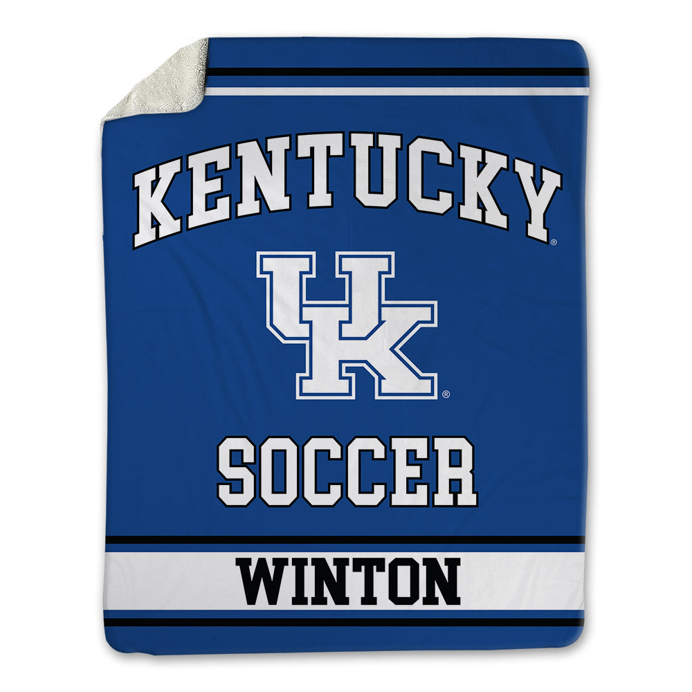 Kentucky - NCAA Women's Soccer : Isabella Winton - Blanket-0