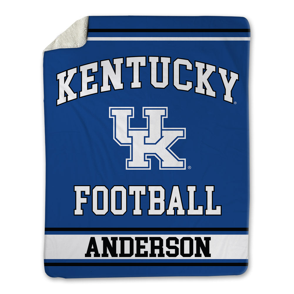 Kentucky - NCAA Football : Jesse Anderson - Blanket-0