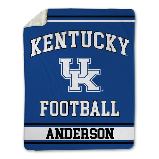 Kentucky - NCAA Football : Jesse Anderson - Blanket-0