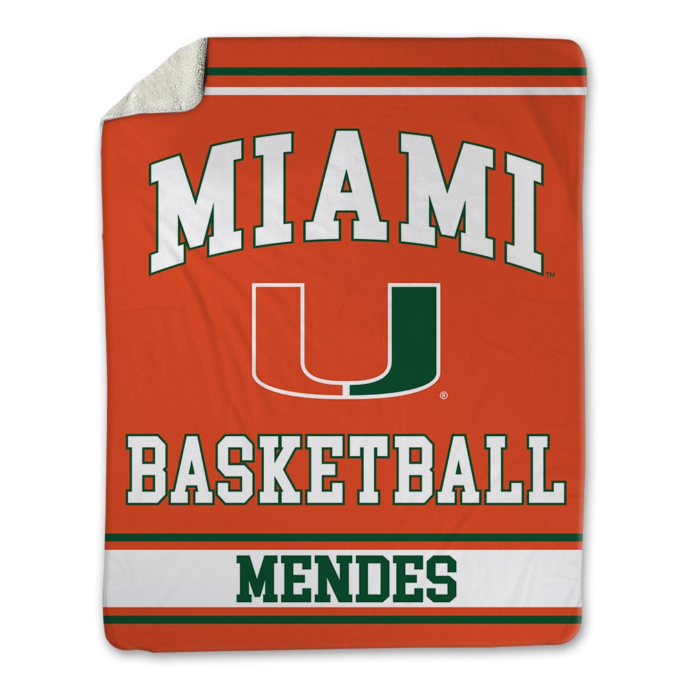 Miami - NCAA Women's Basketball : Dayana Mendes - Blanket-0