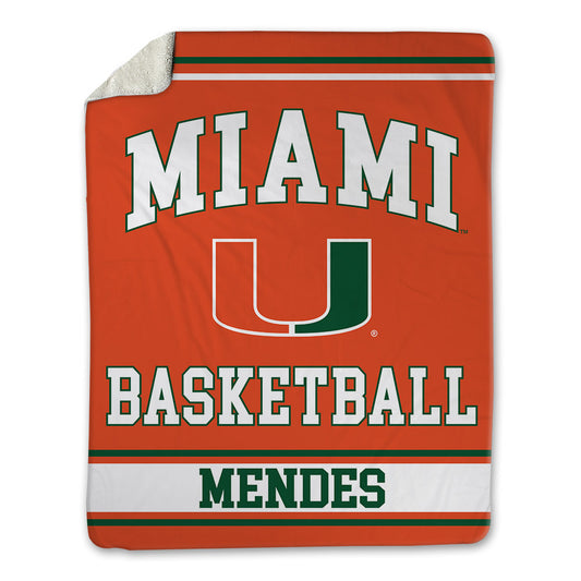 Miami - NCAA Women's Basketball : Dayana Mendes - Blanket-0