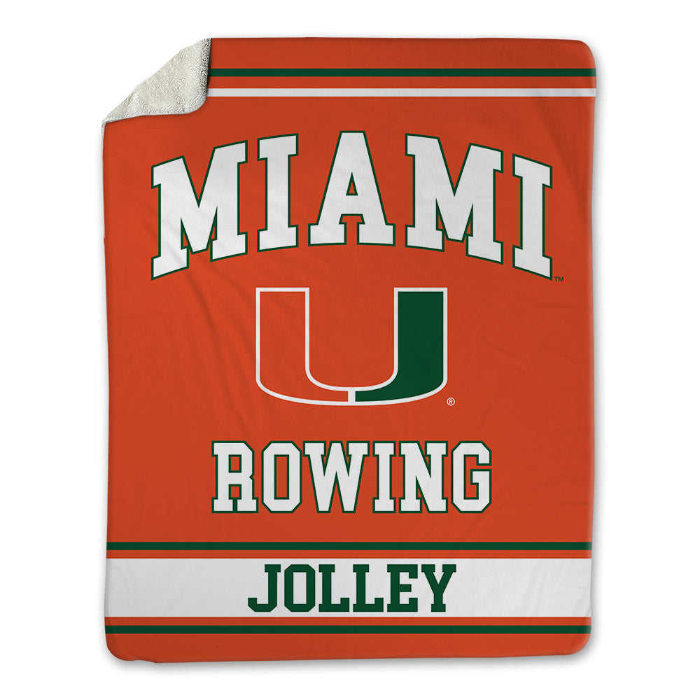 Miami - NCAA Women's Rowing : Layla Jolley - Blanket-0