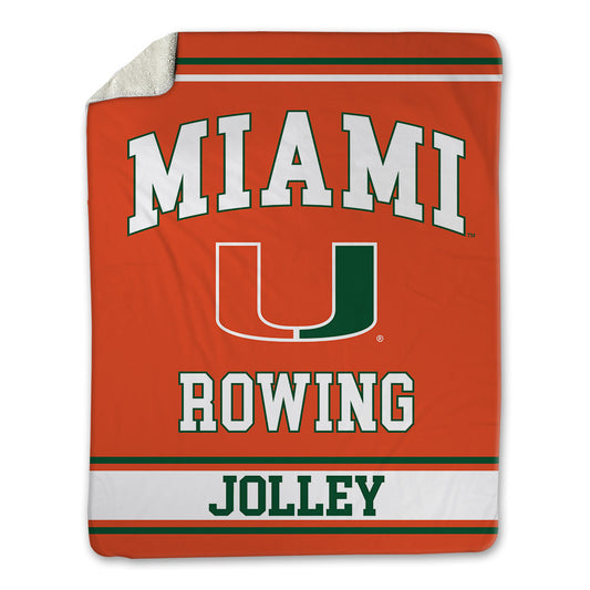 Miami - NCAA Women's Rowing : Layla Jolley - Blanket-0