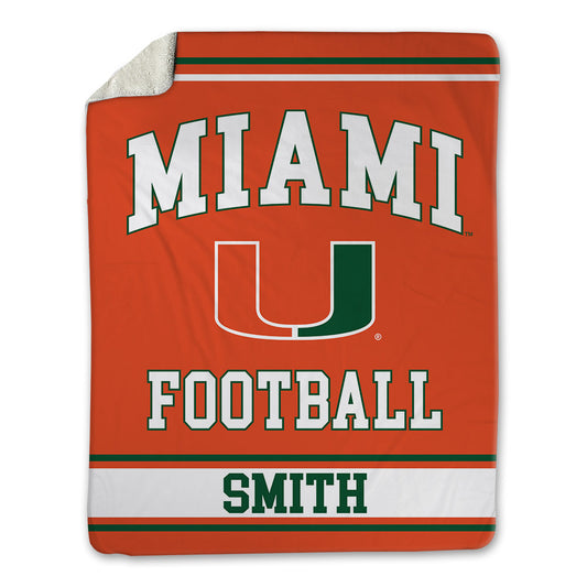 Miami - NCAA Football : Chase Smith - Blanket-0