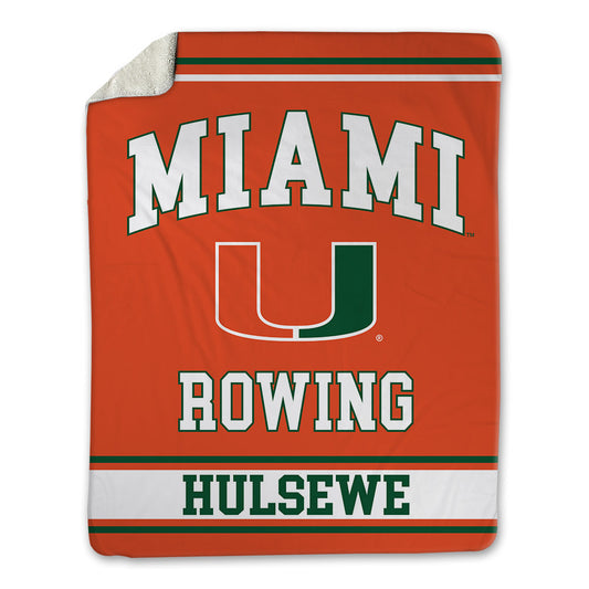 Miami - NCAA Women's Rowing : peyton hulsewe - Blanket-0