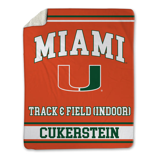 Miami - NCAA Men's Track & Field : Carter Cukerstein - Blanket-0