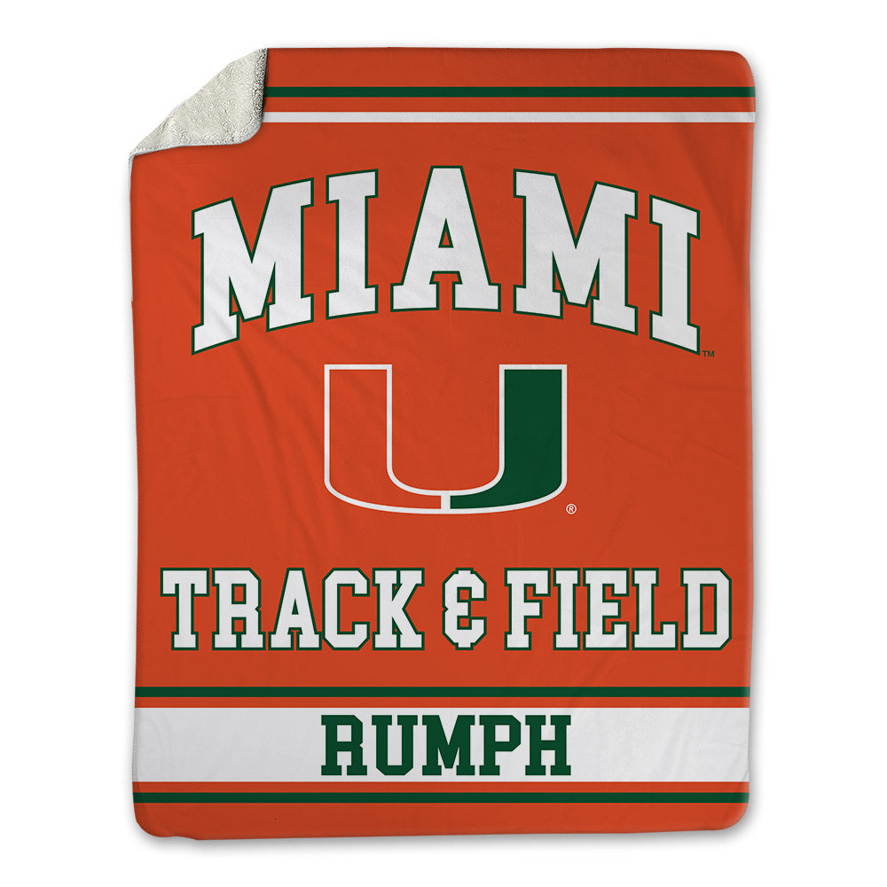 Miami - NCAA Women's Track & Field : Sienna Rumph - Blanket-0