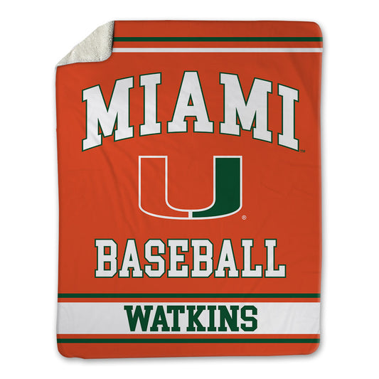 Miami - NCAA Baseball : Jailen Watkins - Blanket-0