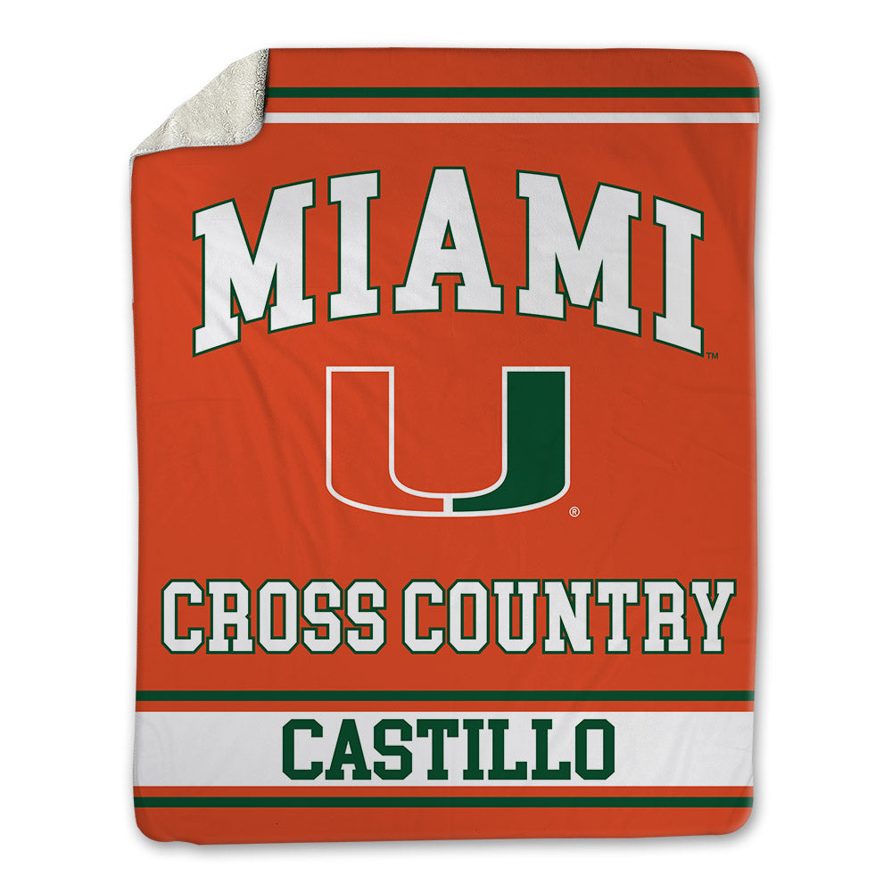 Miami - NCAA Men's Cross Country : Michael Castillo - Blanket-0