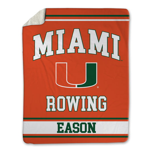 Miami - NCAA Women's Rowing : McKenzie Eason - Blanket-0