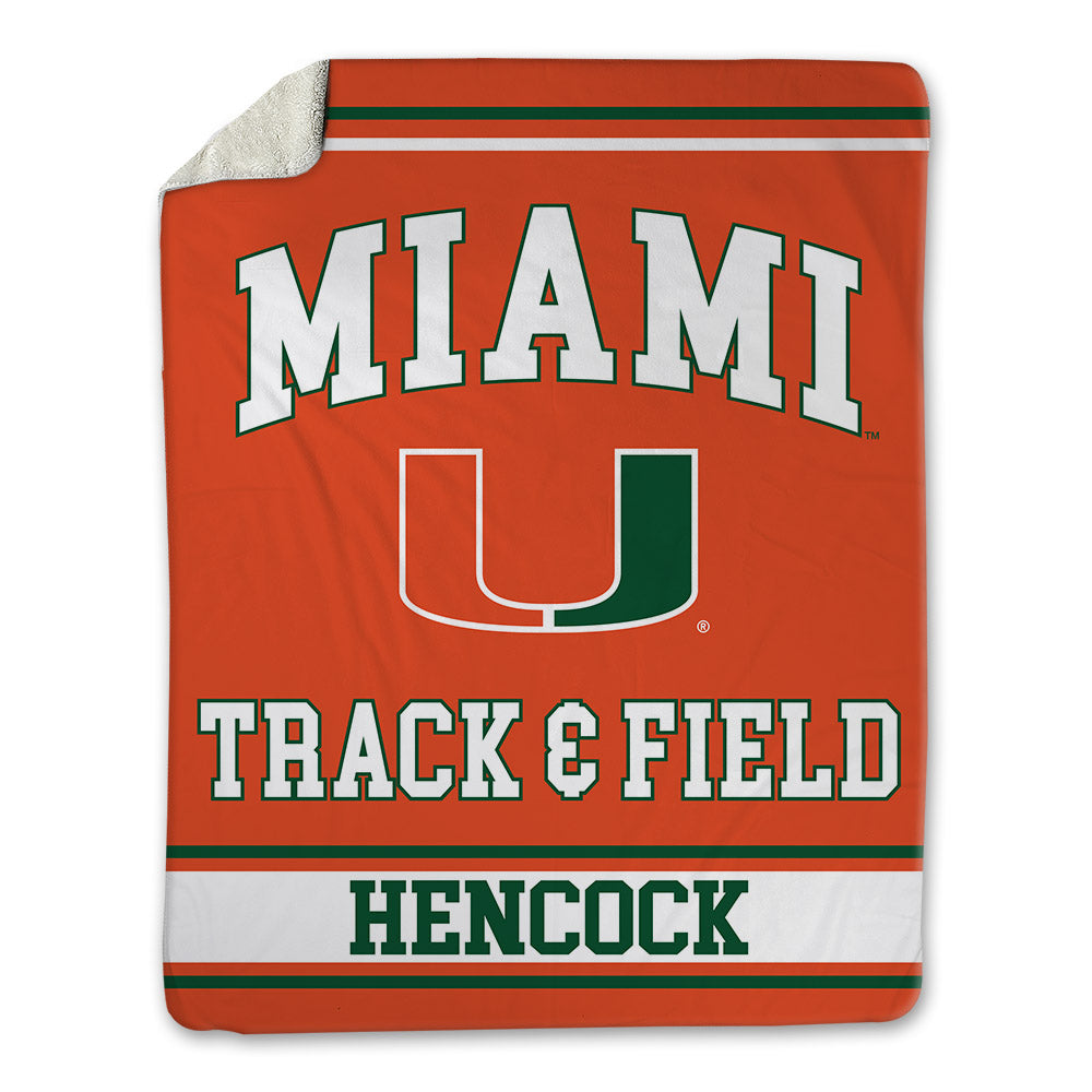 Miami - NCAA Women's Track & Field : Emma Hencock - Blanket-0