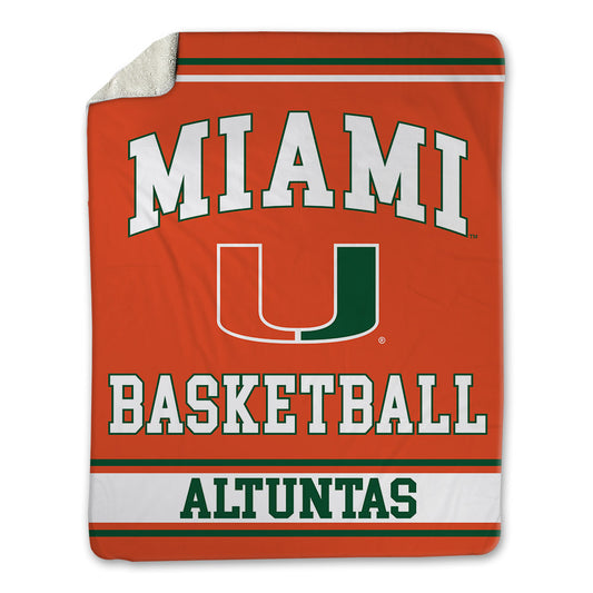 Miami - NCAA Men's Basketball : Salih Altuntas - Blanket-0