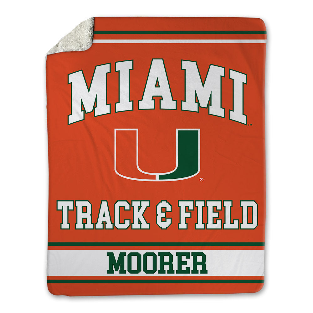 Miami - NCAA Women's Track & Field : Janay Moorer - Blanket-0