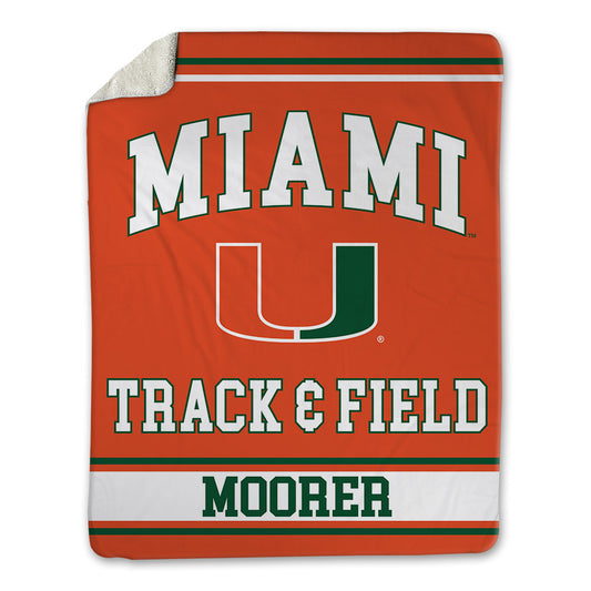 Miami - NCAA Women's Track & Field : Janay Moorer - Blanket-0