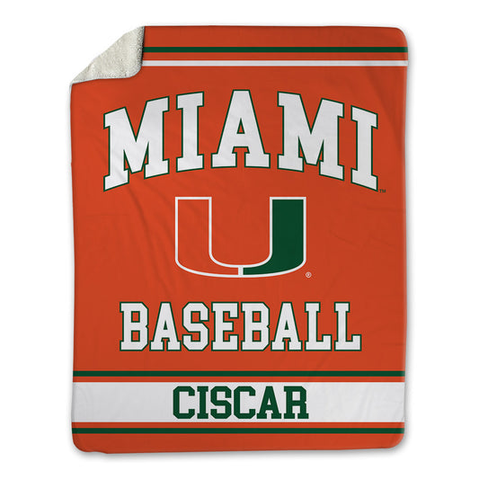 Miami - NCAA Baseball : Anthony Ciscar - Blanket-0