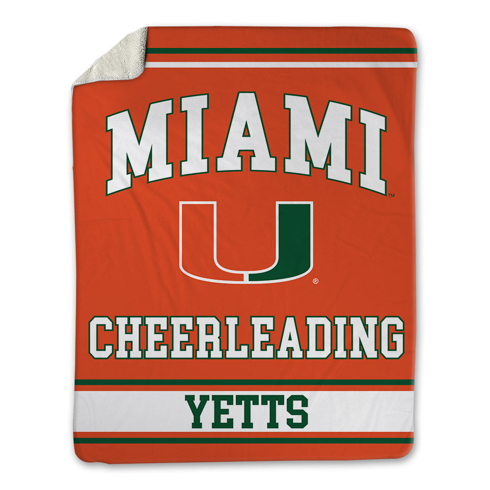 Miami - NCAA Cheerleading : Bella Yetts - Blanket-0