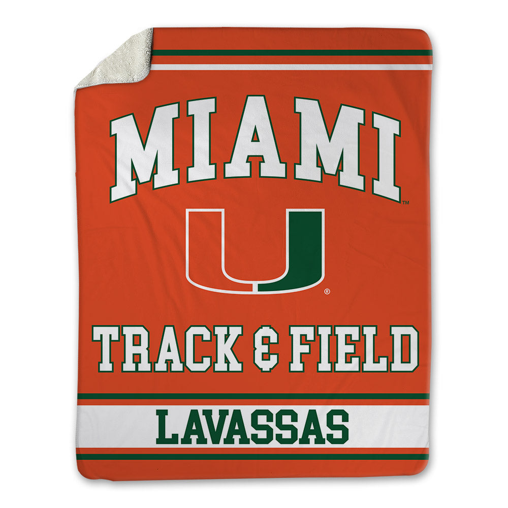 Miami - NCAA Women's Track & Field : Daphneé Lavassas - Blanket-0