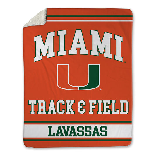 Miami - NCAA Women's Track & Field : Daphneé Lavassas - Blanket-0