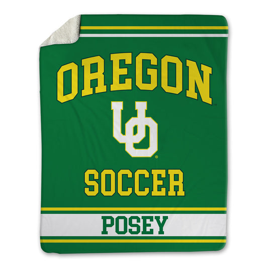 Oregon - NCAA Women's Soccer : Addison Posey - Blanket-0