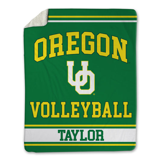Oregon - NCAA Women's Volleyball : Cora Taylor - Blanket-0