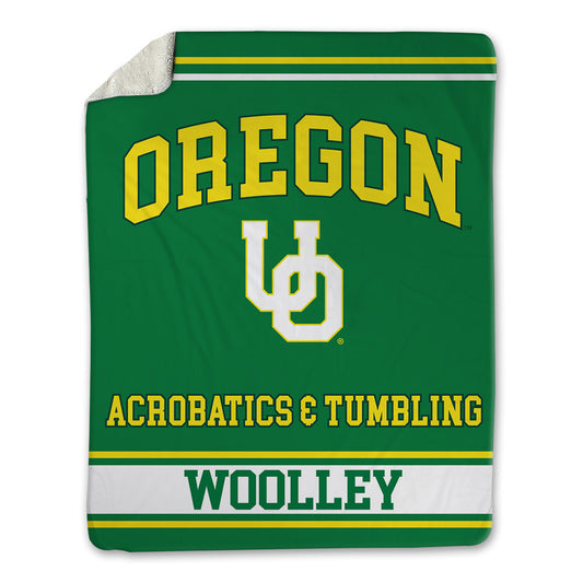 Oregon - NCAA Acrobatics & Tumbling : Samantha Woolley - Blanket-0