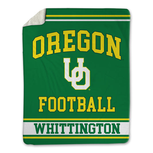 Oregon - NCAA Football : Noah Whittington - Blanket-0