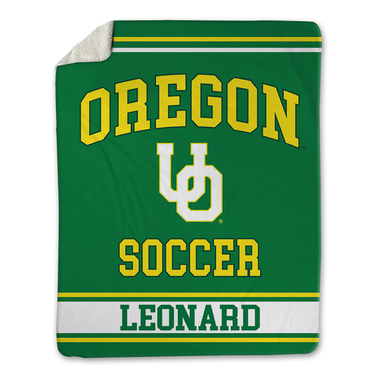 Oregon - NCAA Women's Soccer : Makea Leonard - Blanket-0