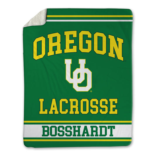 Oregon - NCAA Women's Lacrosse : Keighley Bosshardt - Blanket-0