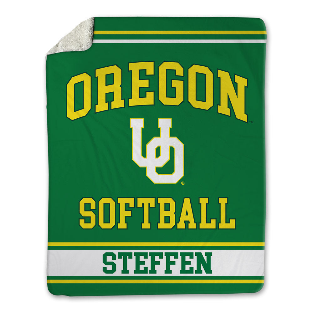 Oregon - NCAA Softball : Abby Steffen - Blanket-0