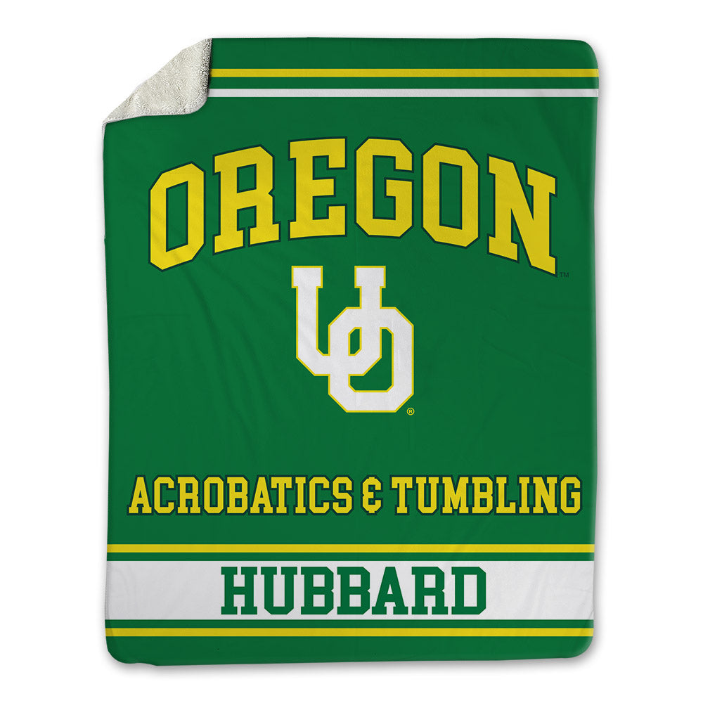 Oregon - NCAA Acrobatics & Tumbling : Emily Hubbard - Blanket-0