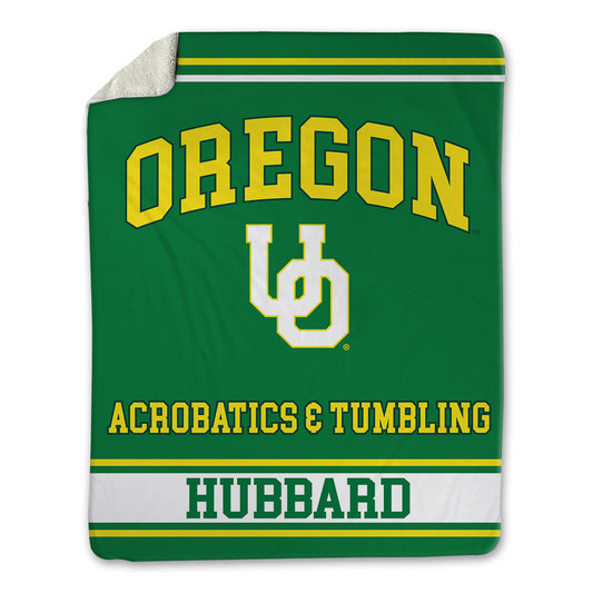 Oregon - NCAA Acrobatics & Tumbling : Emily Hubbard - Blanket-0