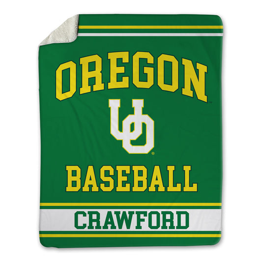 Oregon - NCAA Baseball : Blake Crawford - Blanket-0