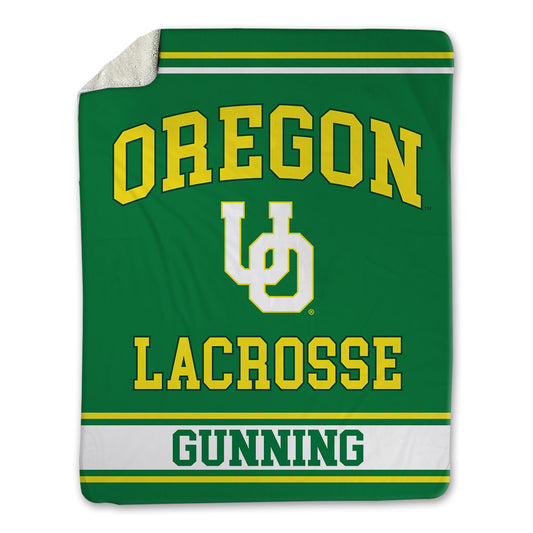 Oregon - NCAA Women's Lacrosse : Kaley Gunning - Blanket-0